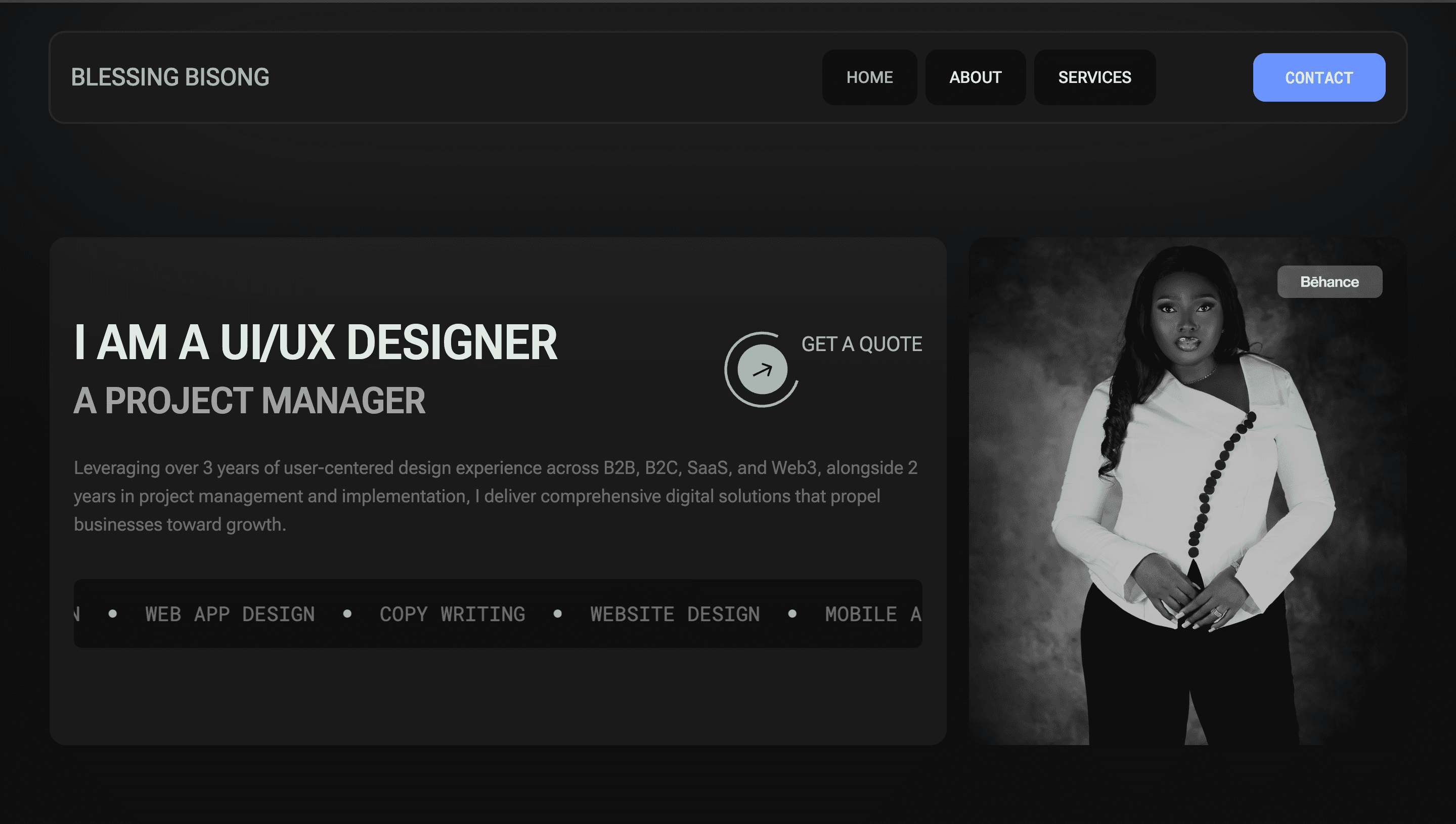 Blessing Portfolio image